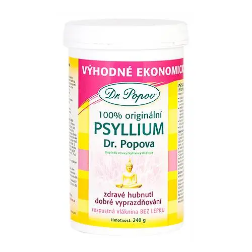 279_DR.POPOV PSYLLIUM INDICKA ROZPUSTNA VLAKNINA 240G